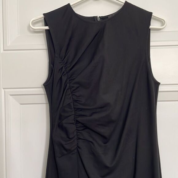 J.Crew Black Ruched Sheath Dress - Picture 2 of 5